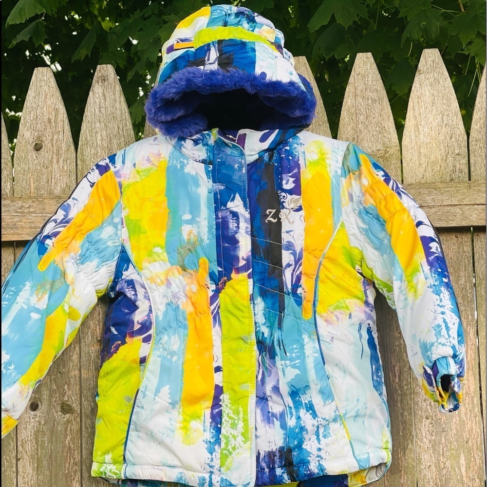 Zero xposur girls colorful cosmic coat